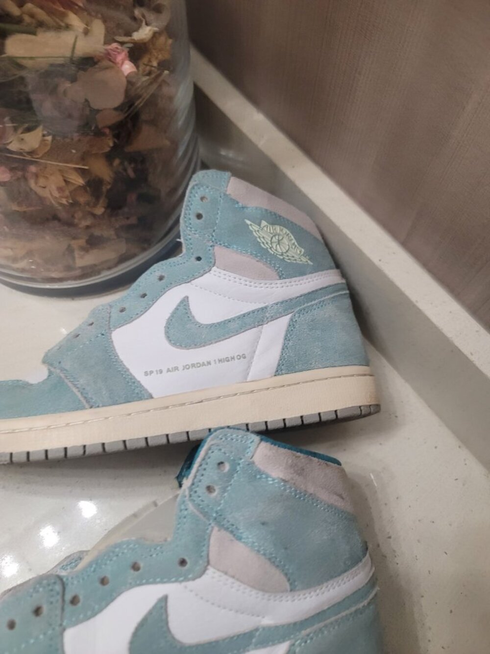 Air Jordan 1 Retro High Turbo Green (GS) Sz 7.5 W/out Insoles Multicolor - Picture 8 of 10